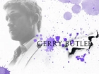 Gerard Butler,biała marynarka