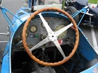 Bugatti, kierownica, zegary