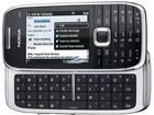 Nokia E75, Czarny, Srebrny