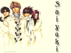 Saiyuki, w płaszczach, kremowe