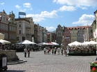 Poznań, Rynek, Ludzie, Kamienice