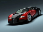 Czerwony, Czarny, Bugatti, Veyron