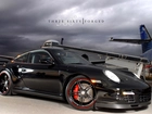 Czarne, Porsche, 997