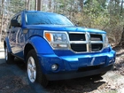 Niebieski, Dodge Nitro, W, Terenie