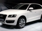 Białe, Audi Q5, Pokaz
