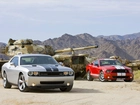 Dodge Challenger, Mustang, Czołg