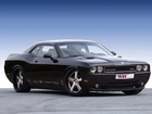 Czarny, Dodge Challenger, Maska