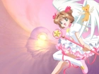 Cardcaptor Sakura, dziewczyna, pluszak, kij, wings