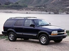 Granatowy, Chevrolet Blazer, Ciemne, Szyby