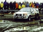 Audi Quattro, Błotny, Rajd