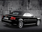 Czarne, Audi RS, Kabriolet, Dyfuzor