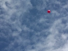 Niebo, Różowy, Balonik