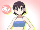 Azumanga Daioh, kobieta, strój, napis