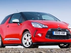 Czerwone, Citroen DS3, Lusterka