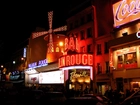 Francja, Paryż, Montmartre, Kabaret, Moulin Rouge Domy