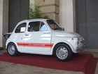 Biały, Abarth 595, Klasyk, Wystawa