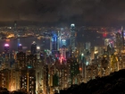 Hong, Kong, Nocą