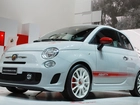 Biały, Abarth 500, Salon, Tapeta