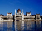 Dunaj, Budapeszt, Parlament, Węgry