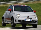 Abarth 500, Koła, Ostry, Zakręt