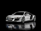 Audi R8, Mokry, Asfalt, Odbicie