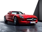 Czerwony, Mercedes Benz SLS, AMG