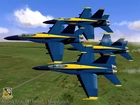 Blue Angels, Boeing, F/A 18, Hornet
