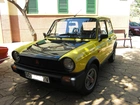 Żółty ,Autobianchi A112, Czarna, Maska