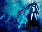 Black Rock Shooter, Czarne, Włosy