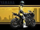 Czarna, Yamaha R1, Alpinestars