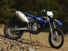 Niebieski, Husaberg FE450, Stopka