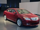 Bordowy, Buick LaCrosse, Salon