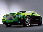 Zielony, Chrysler 300C, Projekt, Grafika