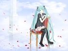 Miku Hatsune, Krzesło, Płatki kwiatów