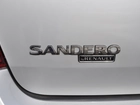 Emblemat, Sandero, By, Renault