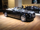 Czarny, Rolls-Royce Phantom Drophead, Metaliczna, Maska