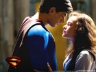 Superman Returns, Brandon Routh, Kate Bosworth, logo, zbliżenie