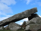 Wielka, Brytania, Walia, Ruiny, Dolmen Carreg