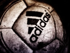 Czarne, Logo, Adidas, Piłka