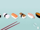 Pałeczki, Sushi