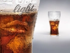 Szklanka, Coca-Cola, Light