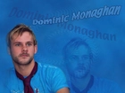 Dominic Monaghan, t-shirt, krawat