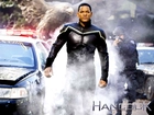 Hancock, Will Smith, dym, radiowóz