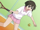 Azumanga Daioh, dziewczyna, tenis, piłeczka
