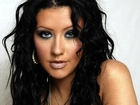 czarne, kręcone, włosy, Christina Aguilera