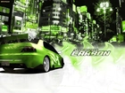 Need For Speed Carbon, miasto, samochód,  mitsubishi