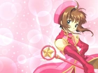 Cardcaptor Sakura, kobieta, czapka, kij