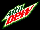 Logo, Mountain, Dew, Czarne, Tło