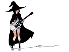 Suzumiya Haruhi No Yuuutsu, czarownica, gitara
