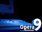 klawiatura, monitor, Opera